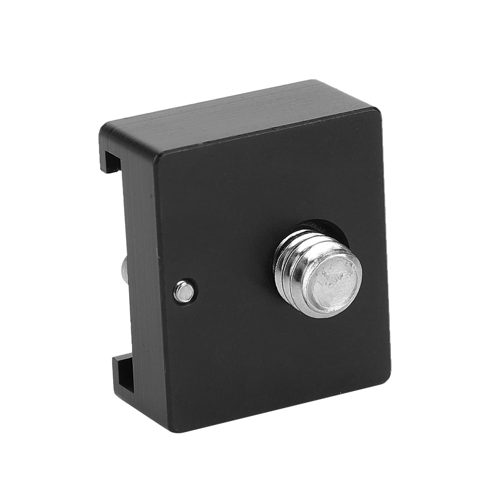 Tebru 1/4'' Cold Shoe, Cold Shoe Mount Adapter,1/4 Thread Aluminium
