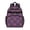 Black Cat Purple Pattern, variant on Black Cat Purple Pattern Cute School Backpack Bag for School with Padded Back and Adjustable Shoulder Straps 15.25"x11.5"x5.25"