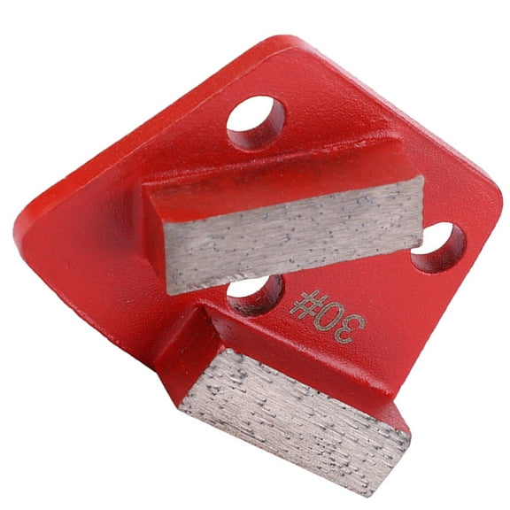 3PCS Trapezoid Diamond Floor Grinding Pad Disc #30 Grit Metal Bond Scraper
