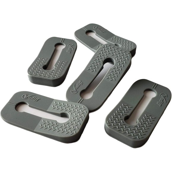 Bloqueos de seguridad para perillas de cocina a gas Vadiff, gris, de silicona, 5 piezas
