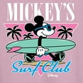 thumbnail image 3 of Disney - Mickey & Friends - Mickey's Surf Club - Miami Retro Colors - Women's Racerback Tank Top, 3 of 5