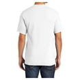 thumbnail image 2 of Mens Core Blend Cotton/Polyester Tee Shirt White M, 2 of 6