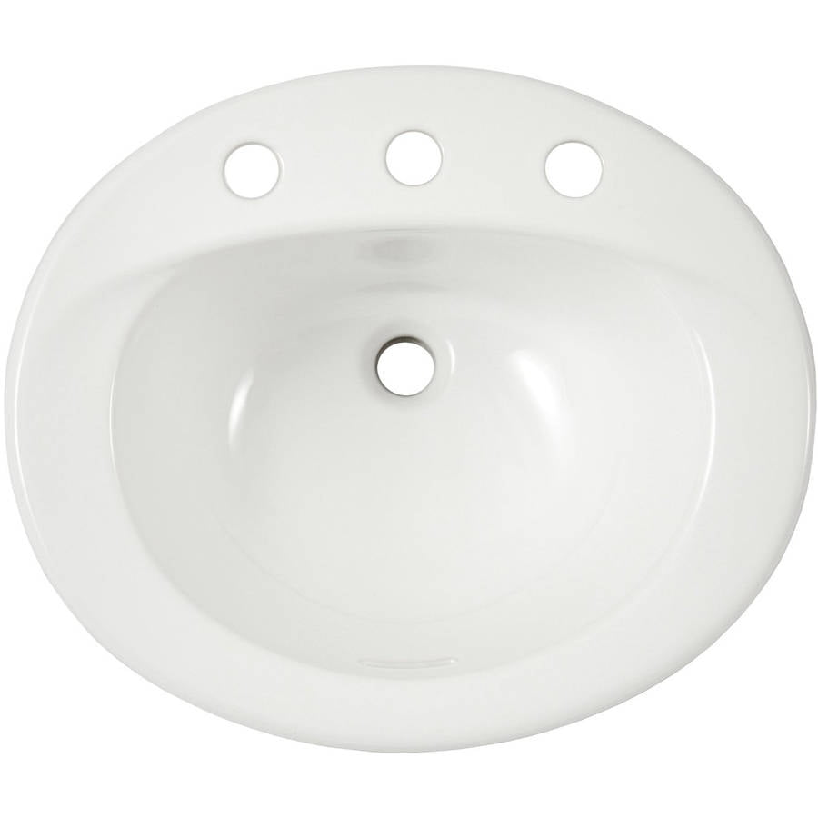 Toto Reliance Commercial 20" Drop In Bathroom Sink with 3 Holes Drilled