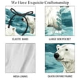 thumbnail image 4 of luoweisi Men's Beach Shorts Quick Dry Swim Trunks with Mesh Lining Polar Bear L, 4 of 5
