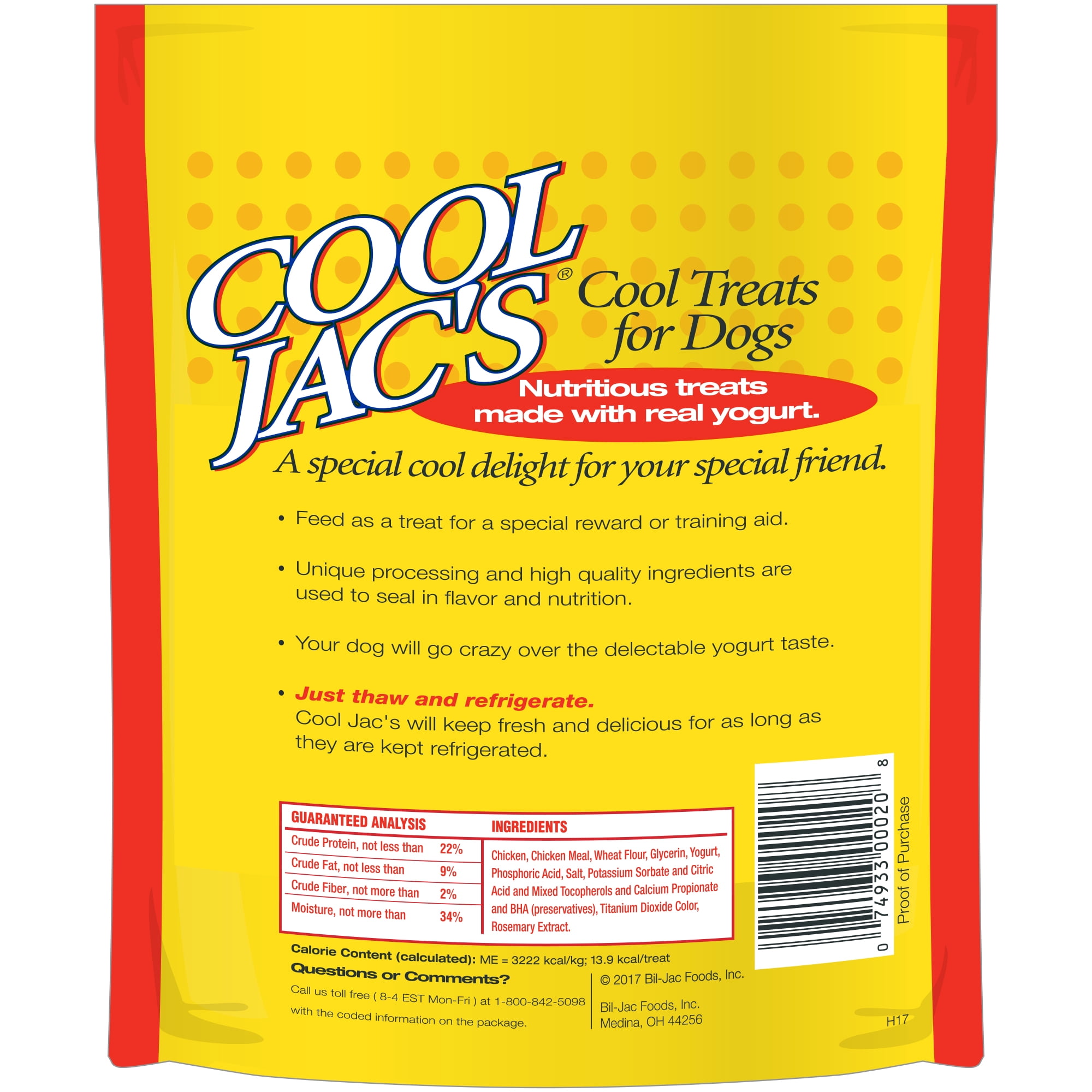 Bil jac 2024 frozen dog treats