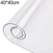 Yirtree Clear Table Protector Transparent Office Desk Topper Cover Mat Table cloths Glass Dining Room Table Wooden Furniture Surface Prortector Mat Wipeable Easy Clean