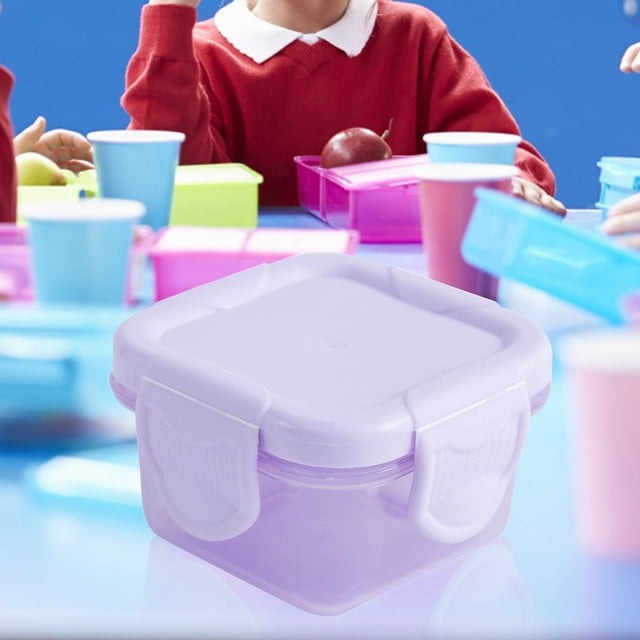 Ikeay Purple Polypropylene Mini Sealed Fresh-Keeping Leftover Food Container