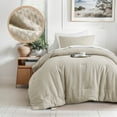 thumbnail image 3 of Regency Heights Comforter Sets Twin/Twin-XL, 2 Piece Soft Bedding Sets, Taupe Comforter Bed Set with Pillow Shams, 3 of 9