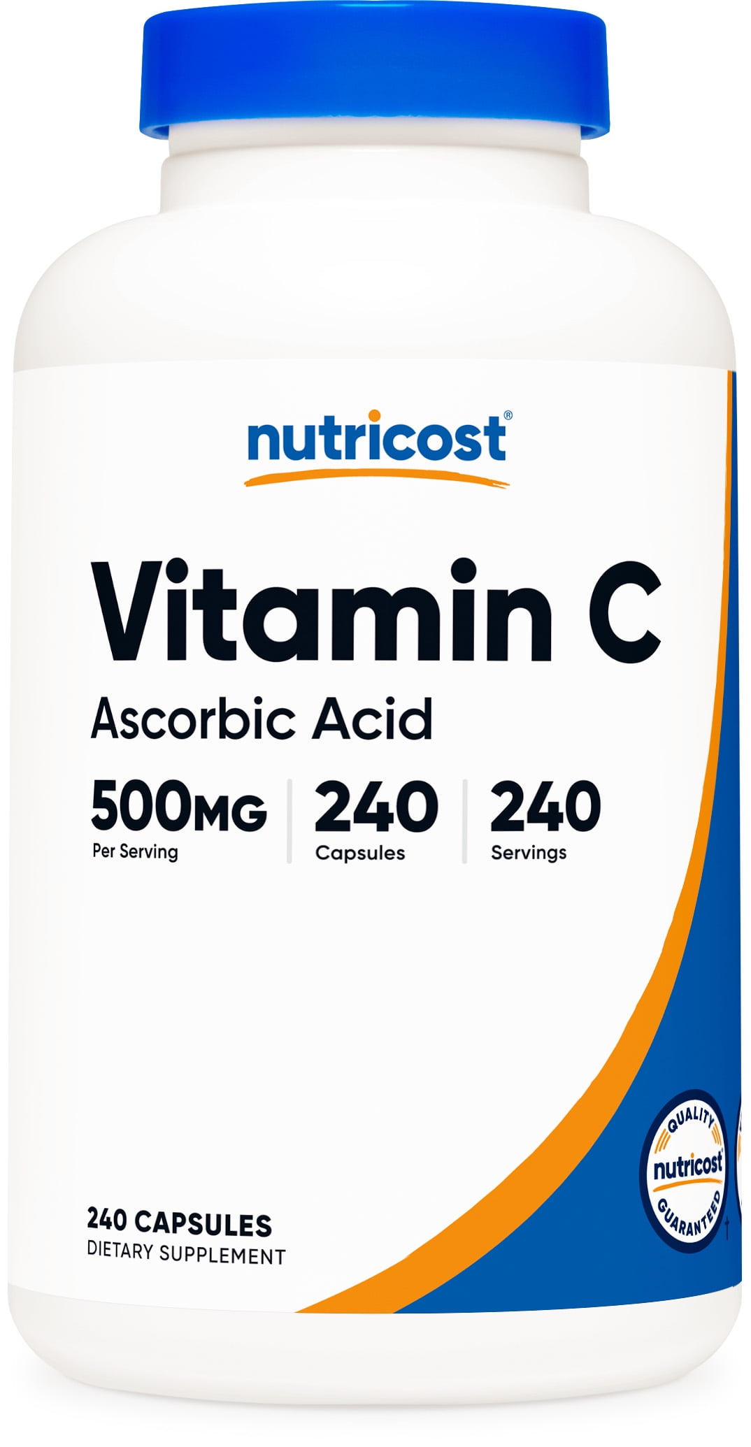 Nutricost Vitamin C 500mg, 240 Capsules, Vegetarian, Gluten Free & Non