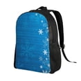 thumbnail image 2 of Fotbe Blue Christmas Mochila de Viaje para Laptop, Mochila Ejecutiva Delgada y Resistente 15.6", 2 of 8