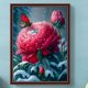 thumbnail image 1 of Cuadros Decorativos 5D bricolaje taladro redondo completo diamante pintura peonía Kit decoración del hogar arte artesanía(4) Wdftyju embutido en tela, 1 of 9