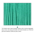 thumbnail image 3 of 1.18mm x 164 Feet Paracord Micro Cord Rope 100 LB Polyester Braided Cord for Camping Jewelry Bracelet, Lawn Green, 3 of 5