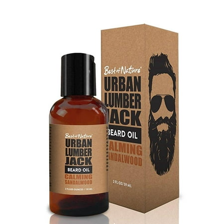 urban lumberjack beard oil & conditioner, calming sandalwood, all-natural 2