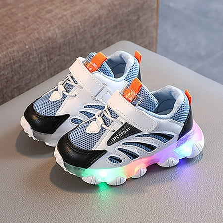

〖TOTO〗Girls Sneakers Light Shoes Kids Sneakers Baby Girls Led Sport Children Luminous Bling Baby Shoes