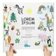 thumbnail image 3 of 4 Pcs Trifold Poster Board, White Poster Board Comes with Sticky Accessories, Corrugate Presentation Boards M, 3 of 5