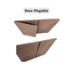thumbnail image 3 of Barra de Snacks Plegable MDF con Insertos de Acero Inoxidable, 3 of 5