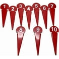thumbnail image 3 of Durable Discus & Shot Put Markers (Set of 10) Essential Track and Field Equipment, Spiked Tips for Secure Placement, High Visibility, Robust Metal Construction for Competitions and Training, 3 of 4