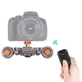 thumbnail image 3 of Carro de vídeo Andoer L4 PRO Cámara de vídeo motorizada con indicación de escala Control deslizante de pista eléctrico Control remoto inalámbrico / Batería recargable de 1800 mAh Mini patín deslizante Andoer Videoclip, 3 of 7