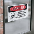 thumbnail image 4 of (2 Pack) Pesticide Storage Area Authorized Only OSHA Danger Sign, 4 of 7