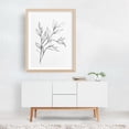 thumbnail image 3 of Minimalist Flower Line Drawing - Line Drawing Line Art Botanical Minimalist Black and White Nature Floral Modern Art Unframed Wall Art Print 5 x 7 inches, 3 of 4