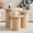 Natural, variant on 3-Piece Round Nesting Coffee Table, Mid Century Modern Wood Side Tables, Space Saving End Table for Living Room, Home Office, Bedroom, Natural