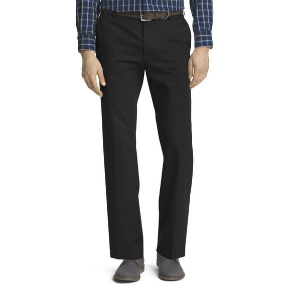 IZOD Men's American Chino Straight Fit Flat Front Pant