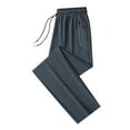 thumbnail image 2 of Plebaso Mens Athletic Pants Elastic Waist Drawstring Lightweight Running Trousers with Zipper Pockets, 2 of 6