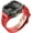 Black Red, variant on Transparent Designer Rugged Case with Band for Apple Watch Series 10 (2024) 46mm Bands,Luxury Crystal Clear Military Protective Cover Bumper Tactical for iWatch Series 10 46mm Men Women Strap