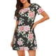 thumbnail image 1 of Fotbe Rose Flowers Bata de Dormir para Mujer con Estampado, Camisón de Algodón de Manga Corta, Ropa de Dormir Casual, 1 of 6