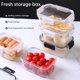 thumbnail image 3 of Mouliraty Bento Boxes Lonchera Hermética para Refrigerador, Caja Rectangular para Cocina, Caja de Almacenamiento, Lonchera para Hombres, Niños y Mujeres, Electrodomésticos de Cocina en Liquidación, 3 of 8
