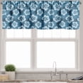 thumbnail image 3 of Ambesonne Blue Valance & Curtain, Exotic Hawaiian Hibiscus, 55"x24", Petrol Blue Pale Blue, 3 of 6