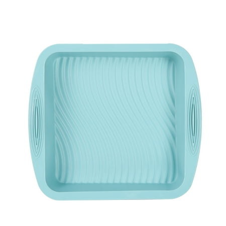 

DEKAXID 1pc Silicone Nonstick Baking Pan 10.2 Inch Square Cake Mold For Baking Cake Pan Bread Pan Washable Heat Resistant Oven Silicone Cake Mold Kitchen Baking Tools