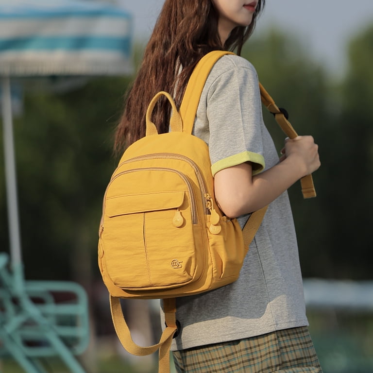 Water Resistant Nylon Women Backpack Small Lightweight Travel Daypack with USB LOVEVOOK Mini Backpack Purse for Women, Water-Resistant  main image 3