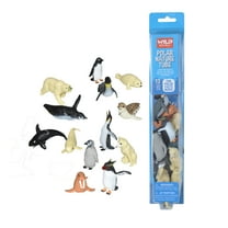 Wild Republic Nature Tube Polar Figurines, 13 Pieces