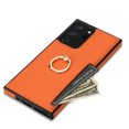 thumbnail image 4 of Allytech for Samsung Galaxy Note 20 Ultra Case Wallet, PU Leather TPU Slim Fit Ring Holder Stand Shockproof Anti-Scratch Cards Holder Wallet Phone Case Cover for Samsung Galaxy Note 20 Ultra - Orange, 4 of 5