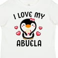 thumbnail image 4 of Inktastic I Love My Abuela with Cute Penguin and Hearts Girls Toddler T-Shirt, 4 of 5