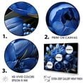 thumbnail image 3 of Designart "Blooming Azure Blue Tulips" Tulips Floater Framed Canvas Prints, 3 of 5