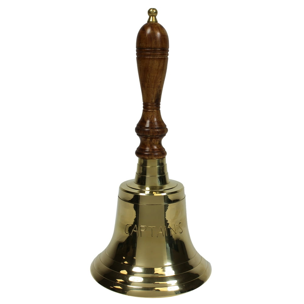 Urban Designs Handcrafted Engraved Antiqued Solid Brass 12Inch Captain