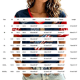 thumbnail image 4 of Womens Summer Tops Casual Tops Cotton T Shirts Women Fourth of July Shirts for Women Patriotic Womens Clothing Womens Patriotic Tops Usa Graphic Tee Red White and Blue Shirts for Women, 4 of 5