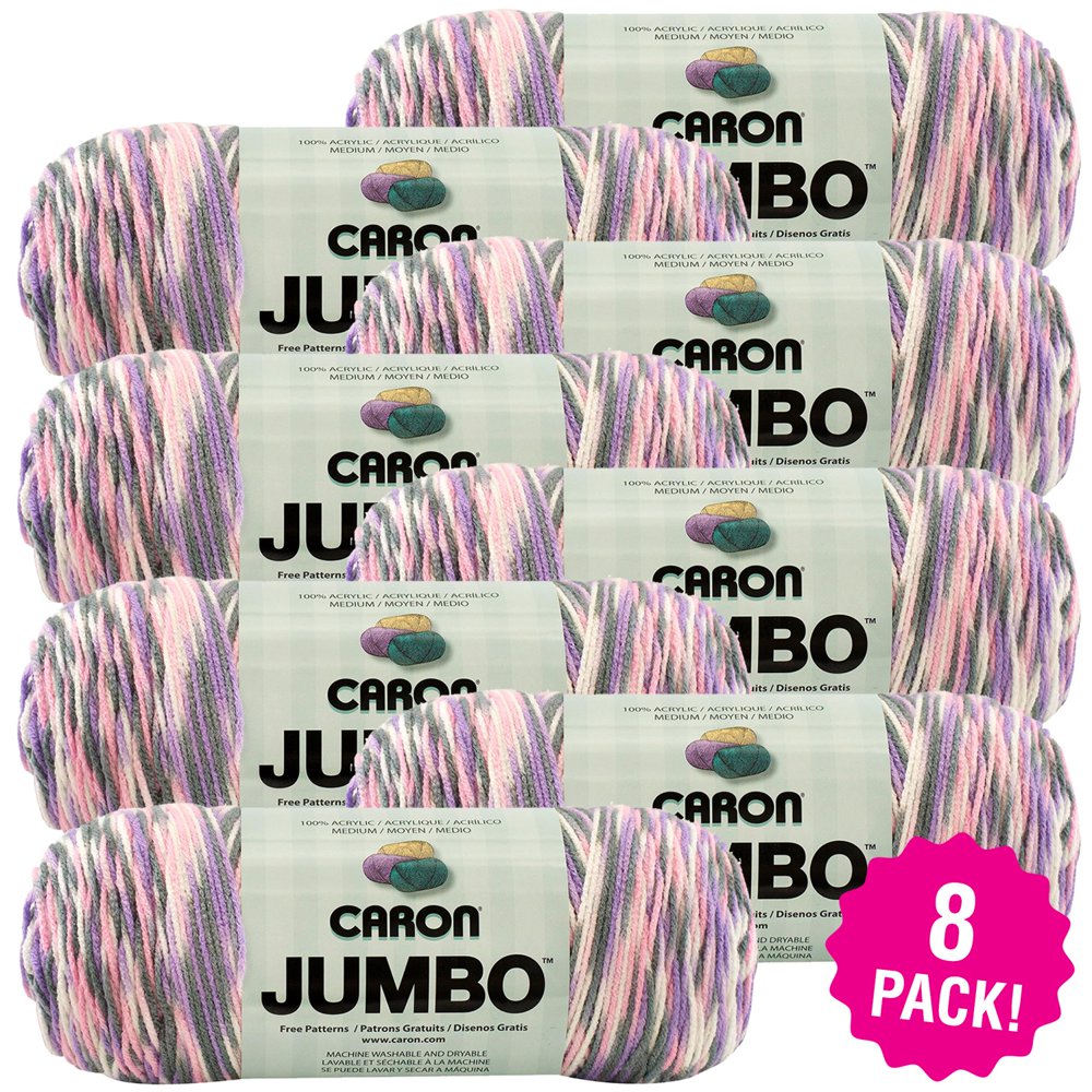 Caron Jumbo Print Yarn Easter Basket, Multipack of 8