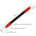 thumbnail image 2 of 2PC 2 AWG Gauge Battery Power Inerter Cables,Tinned Copper Terminal,Good for Solar,Auto,R,Motorcycle,Car& Marine (8 Inch,5/16 Lugs), 2 of 4