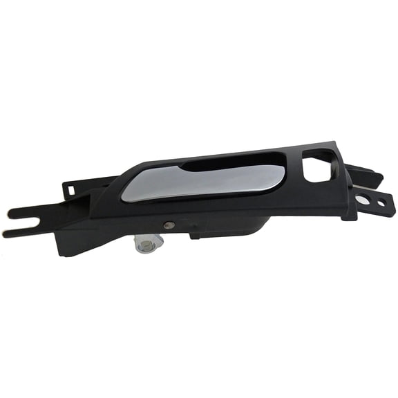 Dorman 81894 Front Driver Side Interior Door Handle for Specific Acura Models, Satin Chrome Lever; Black Housing