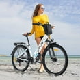 thumbnail image 6 of Vivi Electric Bike 26" City Commuter Electric Bike 500W Step-Through Electric Bike 20MPH Electric Cruiser Bike Beach Bike Up to 50 Miles with Cruise Control, UL2849 Certified, 6 of 12