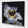 thumbnail image 2 of DESIGN ART Designart "Heart Of Gold" Modern & Contemporary Canvas Wall Art 30 in. wide x 30 in. high, 2 of 4