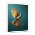 thumbnail image 4 of Designart "Modern Avian Assembly" Animals Bird Picture Framed Canvas Art Print, 4 of 5