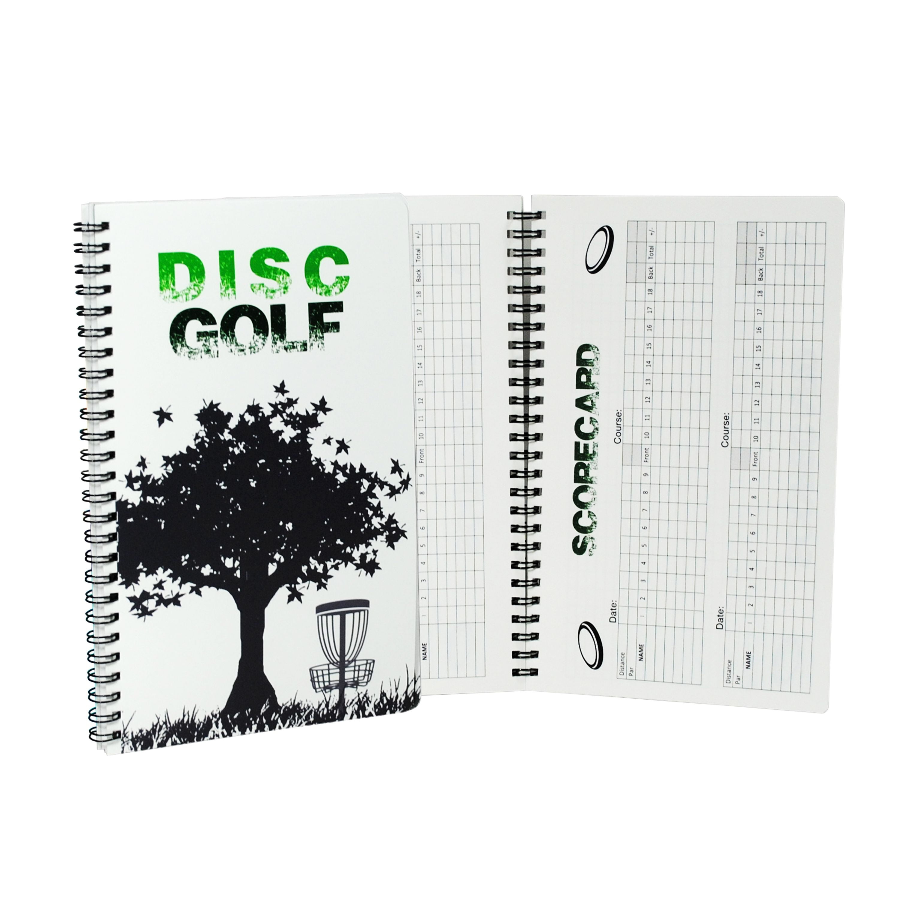 FizzyWire Disc Golf Score Keeper, 110 Rounds for 6 Players, Wire Bound