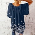 thumbnail image 4 of Blusa de manga tres cuartos con parte superior de un solo hombro para mujer Pompotops  hkajfhjk474023, 4 of 8