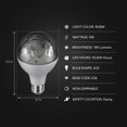 thumbnail image 2 of Bombilla LED Feit Electric DISCO1/LED A19 RGB multicolor, 2 of 5