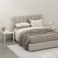 thumbnail image 2 of Furinno Classic Homey Square Nightstand, Bedside Tables, Set of 2, White, 2 of 6