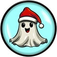 thumbnail image 3 of Body Candy 20mm Holiday Christmas Spirit Ghost Black Acrylic Saddle Plug Set, 3 of 4